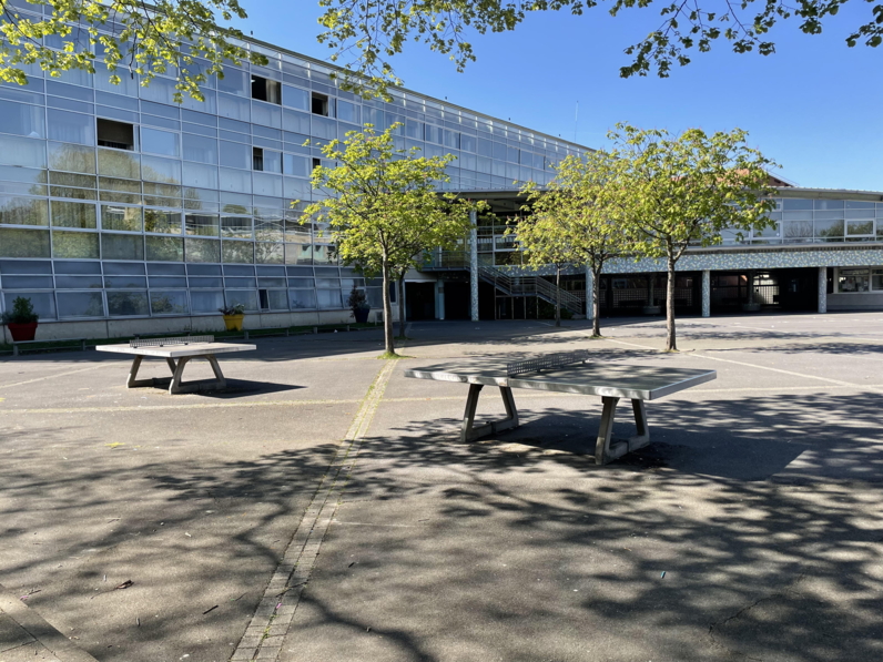 La cour de récréation du collège Paul Painlevé, avant les travaux prévus à l’été 2026
