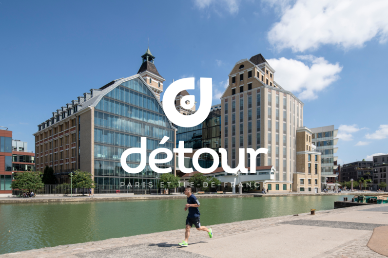 Canal de l'Ourcq, à Pantin (93)