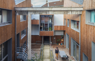 Melrose Sheds, vue de la cour intérieure